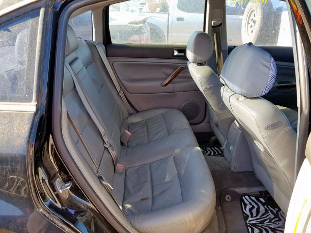WVWRH63B22P030434 - 2002 VOLKSWAGEN PASSAT GLX BLACK photo 6