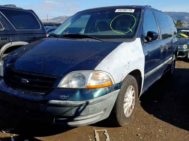 2FMDA5146XBA73231 - 1999 FORD WINDSTAR L GREEN photo 2