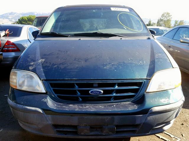 2FMDA5146XBA73231 - 1999 FORD WINDSTAR L GREEN photo 9