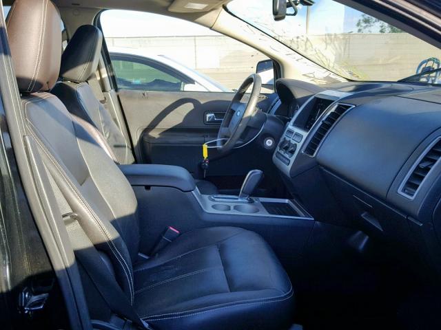 2FMDK38C38BA77768 - 2008 FORD EDGE SEL BLACK photo 5