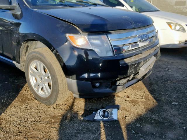 2FMDK38C38BA77768 - 2008 FORD EDGE SEL BLACK photo 9