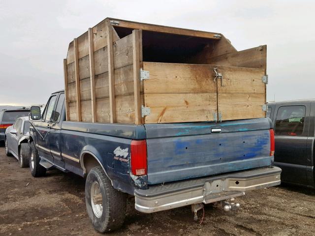 1FTHX26H2TEB04603 - 1996 FORD F250 GREEN photo 3