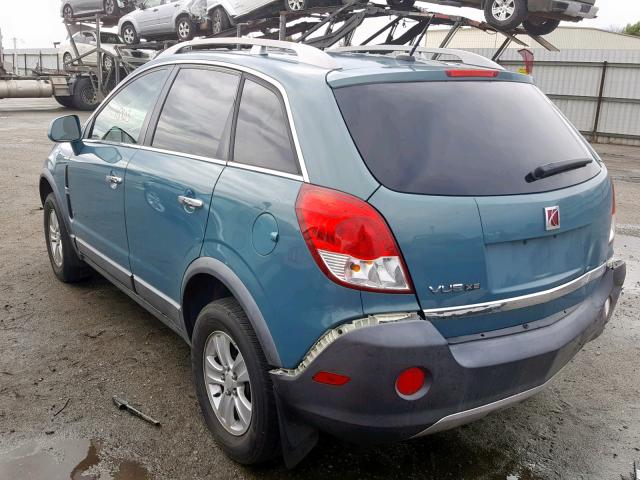 3GSCL33P28S630576 - 2008 SATURN VUE XE BLUE photo 3