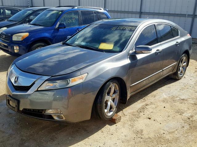 19UUA9F20AA003084 - 2010 ACURA TL GRAY photo 2