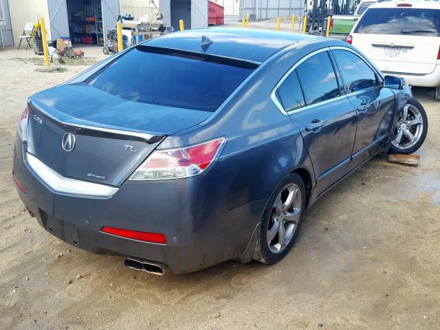 19UUA9F20AA003084 - 2010 ACURA TL GRAY photo 4