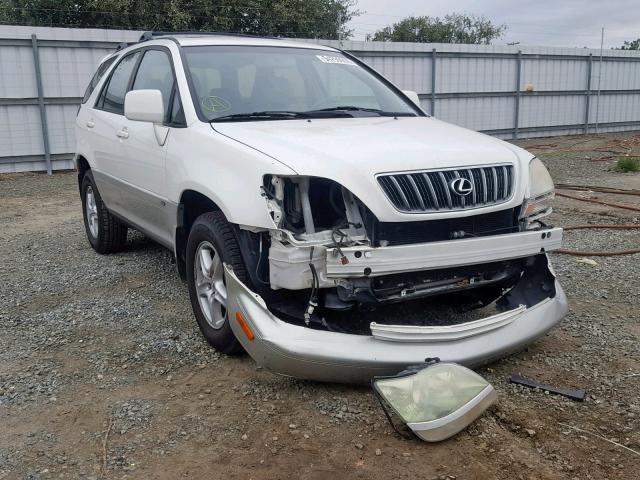 JTJGF10U630152789 - 2003 LEXUS RX 300 WHITE photo 1