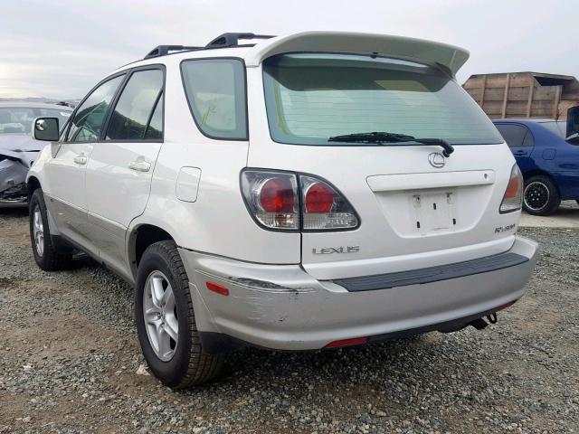 JTJGF10U630152789 - 2003 LEXUS RX 300 WHITE photo 3