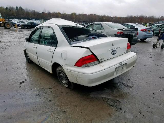 JA3AJ26E12U057723 - 2002 MITSUBISHI LANCER ES WHITE photo 3