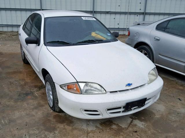 1G1JC524727270743 - 2002 CHEVROLET CAVALIER B WHITE photo 1