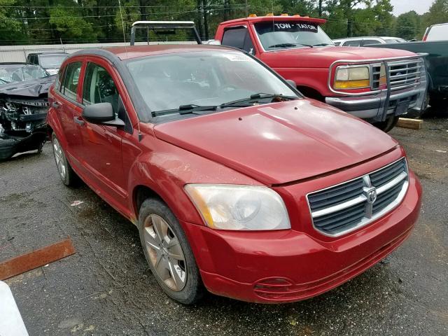 1B3HB48B07D570899 - 2007 DODGE CALIBER SX BURGUNDY photo 1