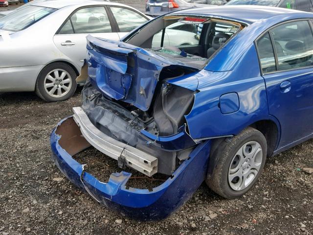 1G8AJ52F45Z134037 - 2005 SATURN ION LEVEL BLUE photo 9