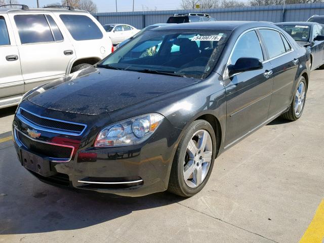 1G1ZC5E09CF219053 - 2012 CHEVROLET MALIBU 1LT 黑色 照片 2