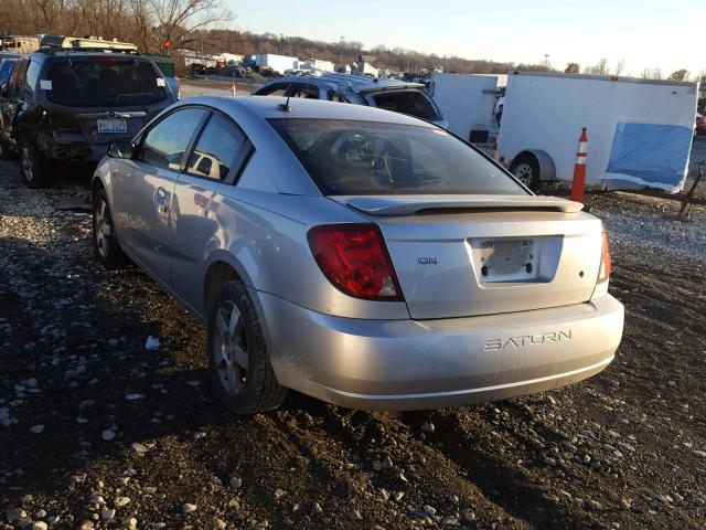 1G8AW15F87Z152744 - 2007 SATURN ION LEVEL SILVER photo 3