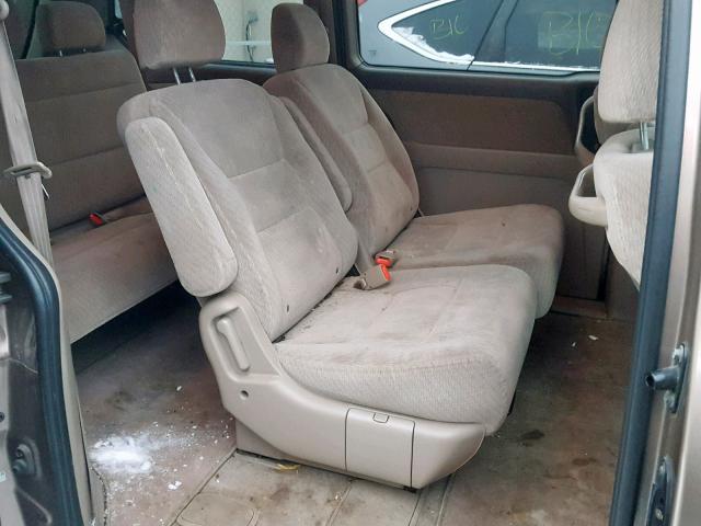 5FNRL18534B063881 - 2004 HONDA ODYSSEY LX TAN photo 6