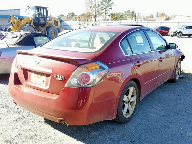 1N4BL21E38N474566 - 2008 NISSAN ALTIMA 3.5 RED photo 4