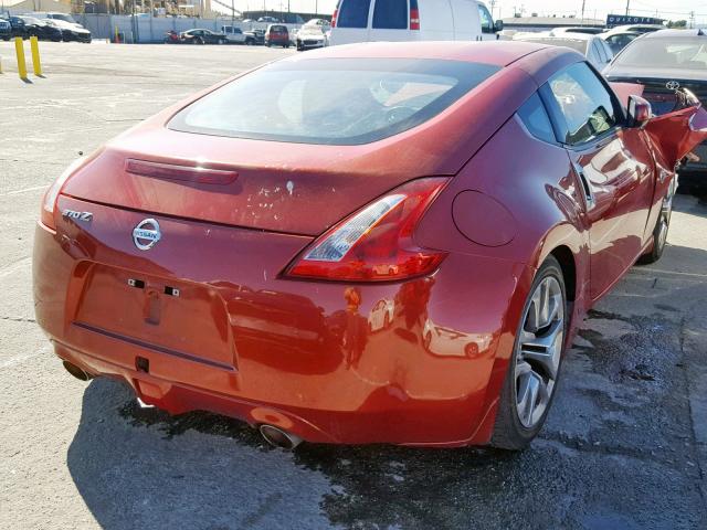 JN1AZ4EH3EM632638 - 2014 NISSAN 370Z BASE ORANGE photo 4