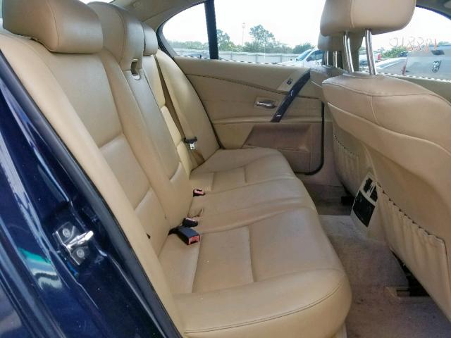 WBANA53585B864634 - 2005 BMW 525 I BLUE photo 6