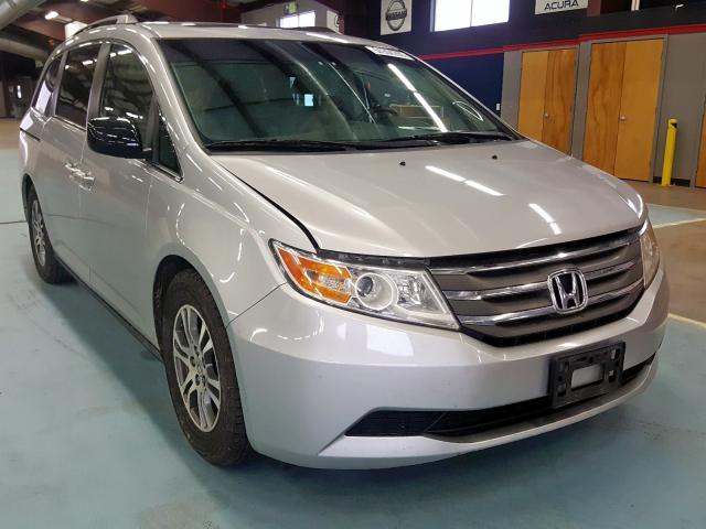 5FNRL5H67CB113745 - 2012 HONDA ODYSSEY EX GRAY photo 1