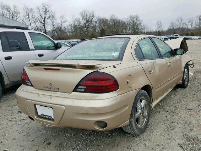 1G2NF52E74C219086 - 2004 PONTIAC GRAND AM S GOLD photo 4