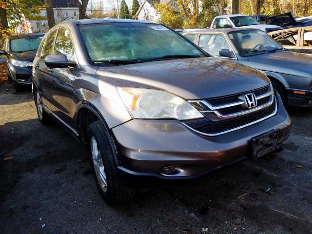 5J6RE4H70AL071579 - 2010 HONDA CR-V EXL BROWN photo 1