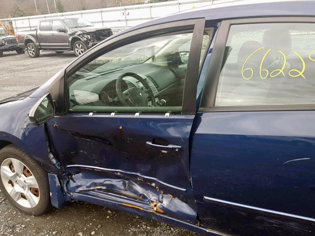 3N1AB61E98L656887 - 2008 NISSAN SENTRA 2.0 BLUE photo 10