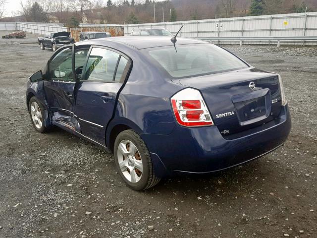 3N1AB61E98L656887 - 2008 NISSAN SENTRA 2.0 BLUE photo 3