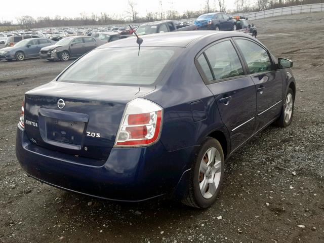 3N1AB61E98L656887 - 2008 NISSAN SENTRA 2.0 BLUE photo 4