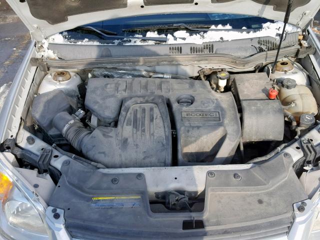 1G1AL58F087113699 - 2008 CHEVROLET COBALT LT SILVER photo 7