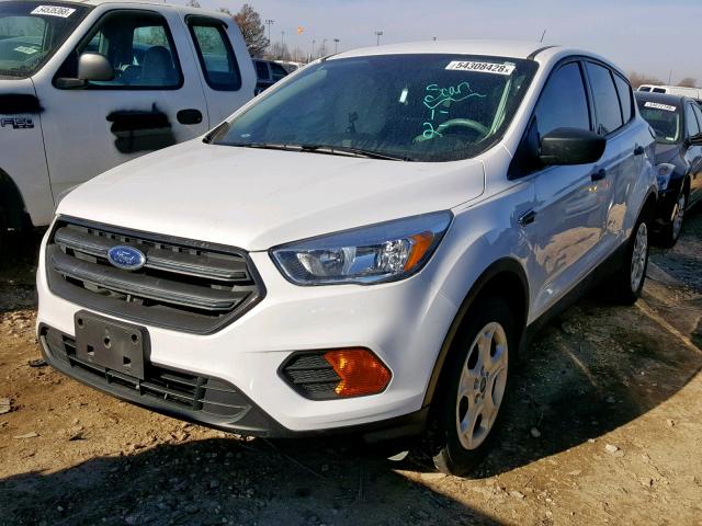 1FMCU0F72HUC34260 - 2017 FORD ESCAPE S WHITE photo 2