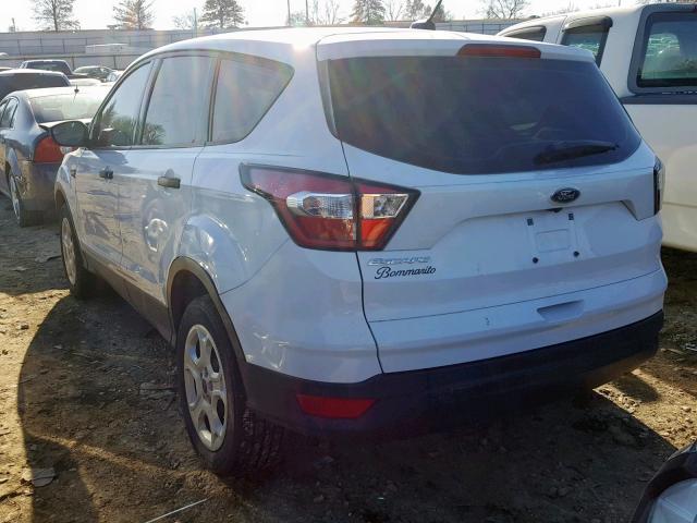 1FMCU0F72HUC34260 - 2017 FORD ESCAPE S WHITE photo 3