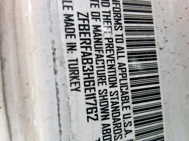 ZFBERFAB3H6E11762 - 2017 RAM PROMASTER 白色 照片 10