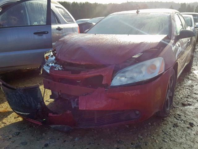 1G2ZH57N794104249 - 2009 PONTIAC G6 GT BURGUNDY photo 2