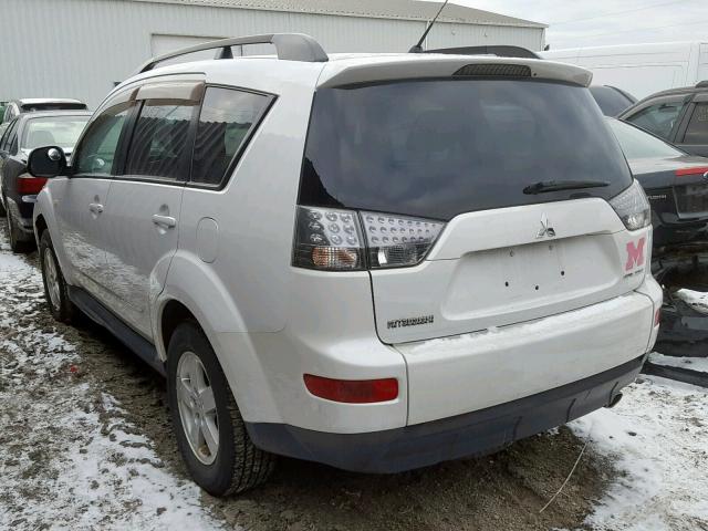 JA4LS21W29Z601452 - 2009 MITSUBISHI OUTLANDER WHITE photo 3