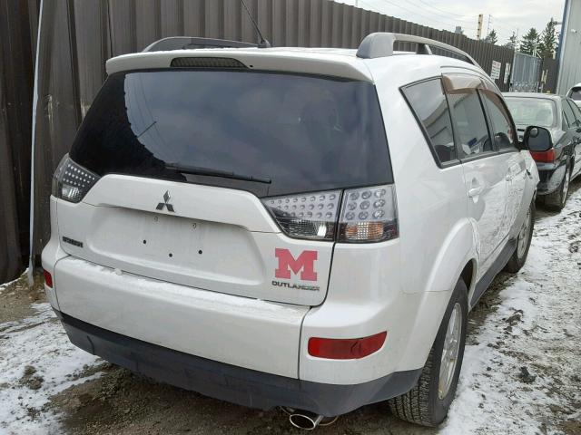 JA4LS21W29Z601452 - 2009 MITSUBISHI OUTLANDER WHITE photo 4