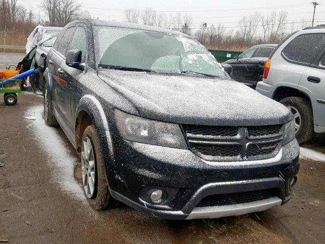 3C4PDDEG6HT596195 - 2017 DODGE JOURNEY GT BLACK photo 1