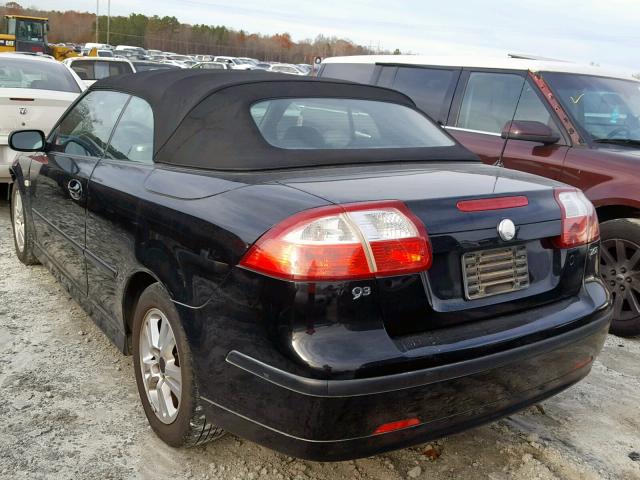 YS3FD79Y466004373 - 2006 SAAB 9-3 BASE BLACK photo 3