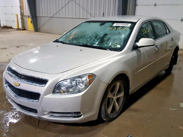 1G1ZC5E07CF189499 - 2012 CHEVROLET MALIBU 1LT GOLD photo 2