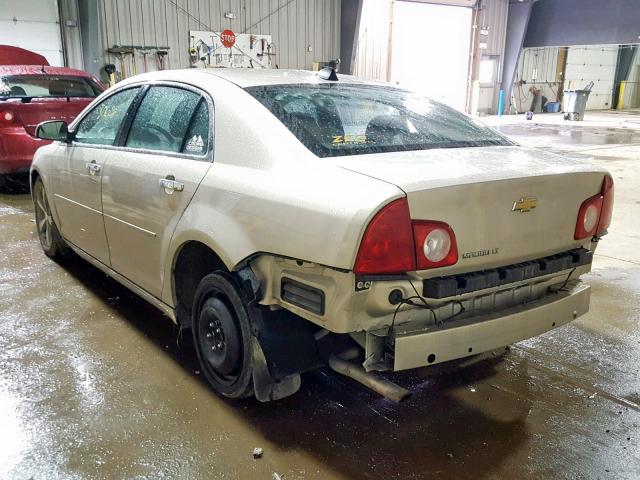 1G1ZC5E07CF189499 - 2012 CHEVROLET MALIBU 1LT GOLD photo 3
