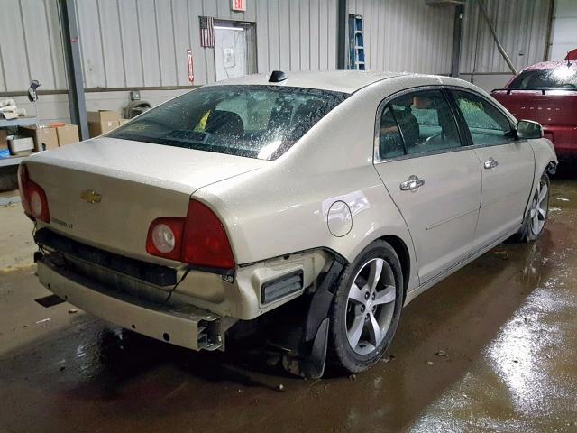 1G1ZC5E07CF189499 - 2012 CHEVROLET MALIBU 1LT GOLD photo 4