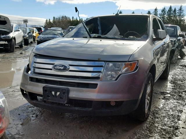 2FMDK48C98BA58390 - 2008 FORD EDGE SEL SILVER photo 2