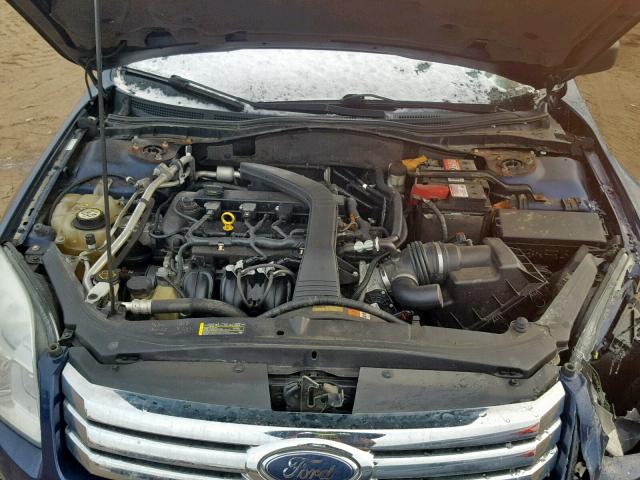 3FAHP06Z17R248021 - 2007 FORD FUSION S BLUE photo 7