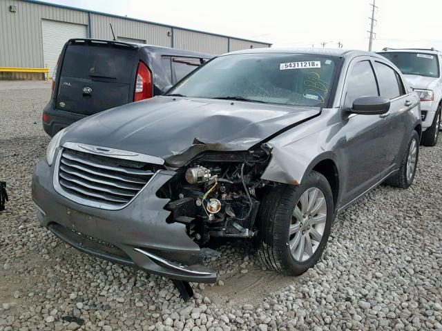 1C3CCBBB5DN539287 - 2013 CHRYSLER 200 TOURIN GRAY photo 2