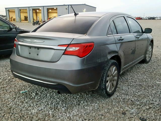 1C3CCBBB5DN539287 - 2013 CHRYSLER 200 TOURIN GRAY photo 4