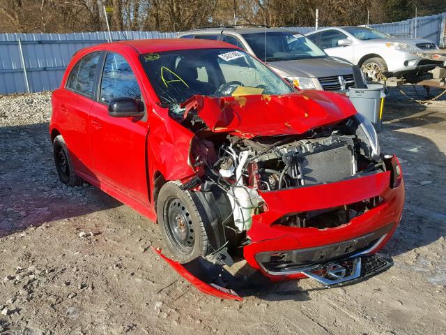 3N1CK3CPXFL210136 - 2015 NISSAN MICRA RED photo 1