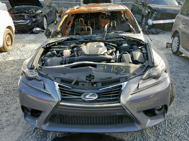 JTHBA1D23G5012985 - 2016 LEXUS IS 200T GRAY photo 10