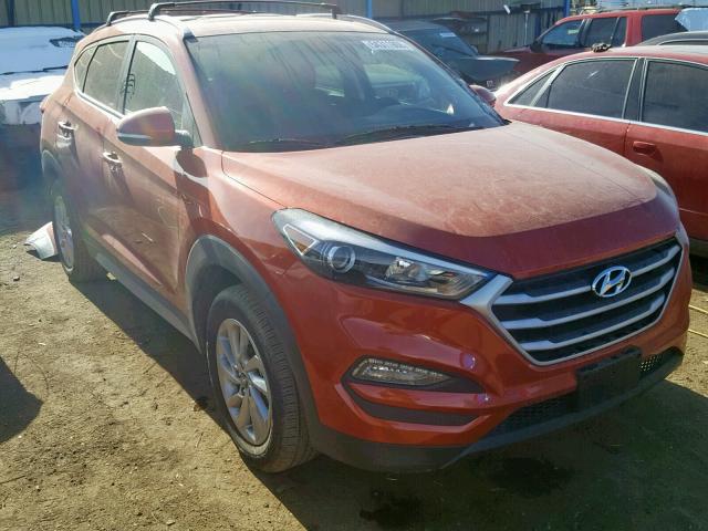 KM8J3CA4XHU473449 - 2017 HYUNDAI TUCSON LIM ORANGE photo 1