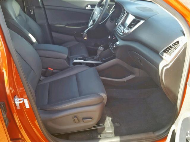 KM8J3CA4XHU473449 - 2017 HYUNDAI TUCSON LIM ORANGE photo 5