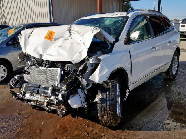 5GAKRAKD8EJ221191 - 2014 BUICK ENCLAVE WHITE photo 2