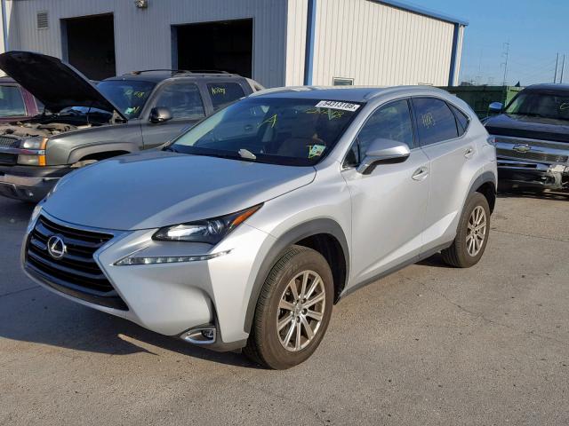 JTJYARBZ3H2057242 - 2017 LEXUS NX 200T GRAY photo 2