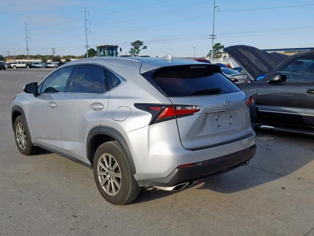 JTJYARBZ3H2057242 - 2017 LEXUS NX 200T GRAY photo 3